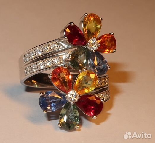 Кольцо золото 585 р.17,5 (дизайнерское)