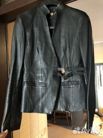Куртка кожаная Elisabetta Franchi оригинал