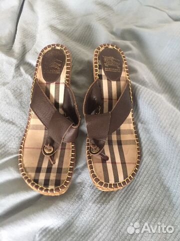 Шлепанцы Burberry оригинал