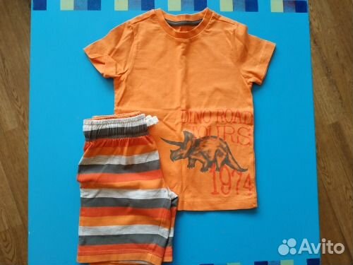 Комплект 3шт шорты футболка новые mothercare Комплект 3шт шорты футболка новые mothercare