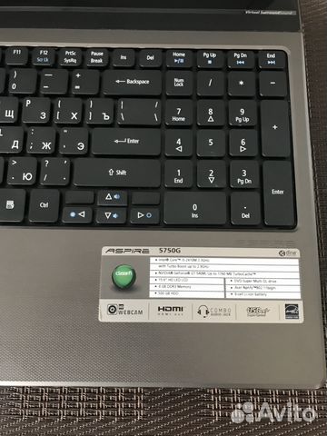 Продам ноутбук Acer Aspire 5750G