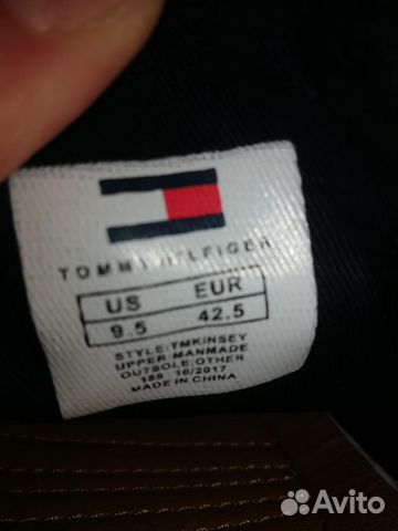 Tommy Hilflger, мокасины мужские