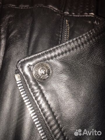 Куртка кожаная Balmain