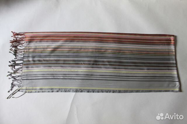 Большой шёлковый палантин шарф Paul Smith