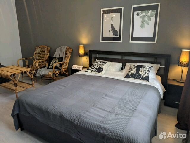

1-к. квартира, 38 м², 2 кровати