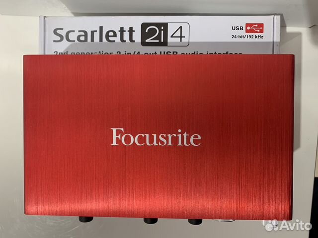 Новая звук. карта Focusrite Scarlett 2i4 в наличии