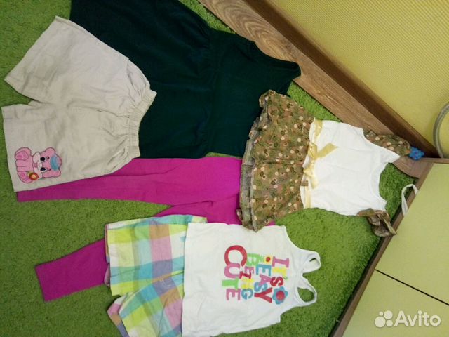 Летние вещи на девочку пакетом