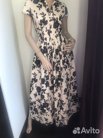 Платье в пол, оригинал nina ricci, размер S новое