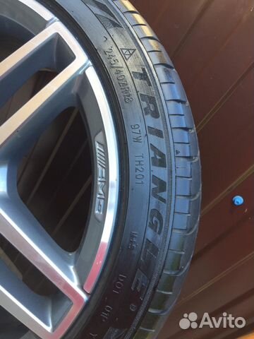 Колеса AMG (оригинал) на Mercedes-benz в сборе
