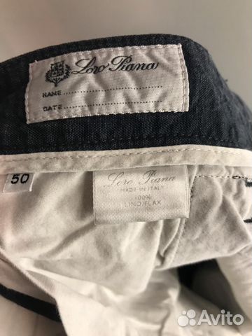 Оригинальные льняные брюки Loro Piana Оригинальные льняные брюки Loro Piana