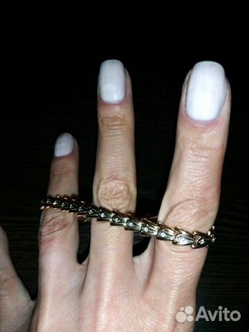 Золотой браслет с бриллиантами