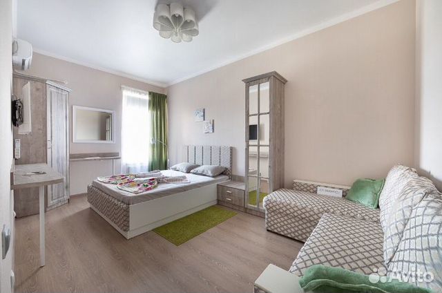 

1-к. квартира, 40 м², 2 кровати