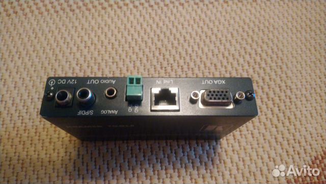 Kramer tools XGA/Audio/ Data Line Receiver TP-124 Kramer tools XGA/Audio/ Data Line Receiver TP-124