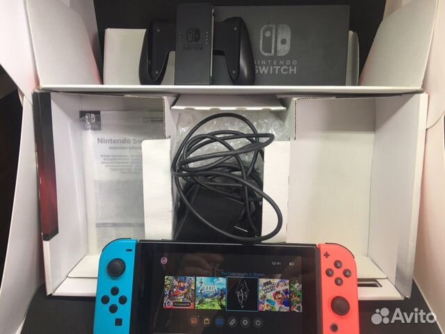 Nintendo Switch + 128 GB (Игры) + Atmosphere (+ До
