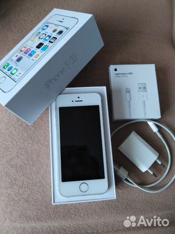 iPhone 5s, Silver, 16 GB