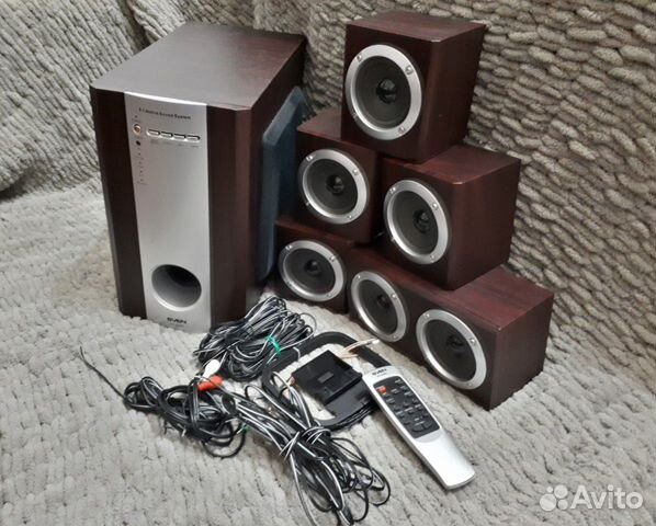 Колонки Sven HT-435D 5.1 цвет коричневый