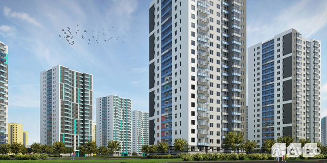 1-к квартира, 43 м², 20/21 эт.