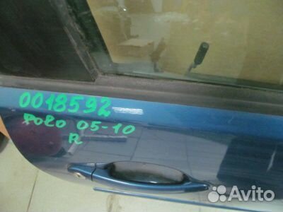 Дверь правая VW polo Б/У Дверь правая VW polo Б/У
