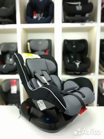 Автокресло 0-18кг изофикс Siger Наутилус серый цве