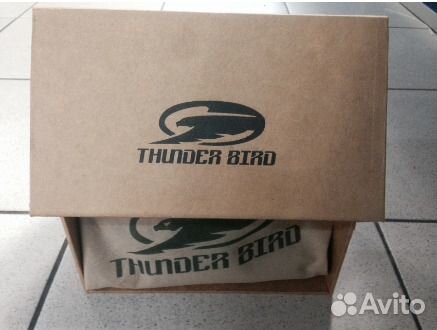 Насадки глушителя карбоновые 90мм thunder bird