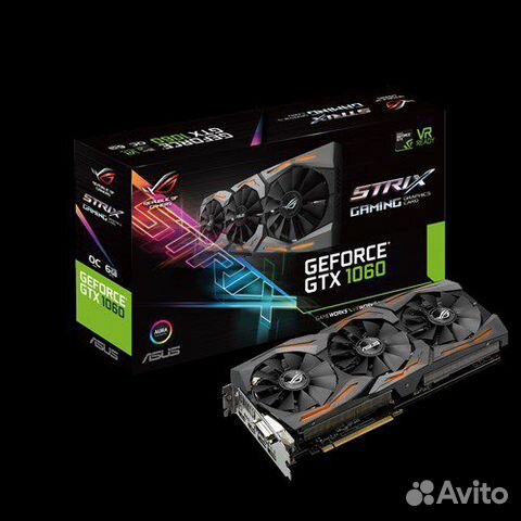 Видеокарта asus GeForce GTX 1060 1620MHz PCI-E 3.0