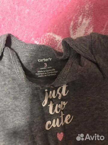Боди Carter’s 5шт