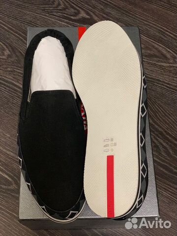 Слипоны Prada. новые. Оригинал Слипоны Prada. новые. Оригинал