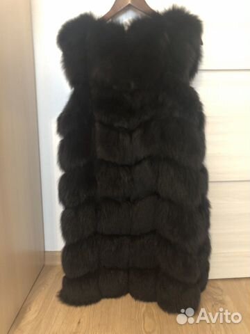 Меховая жилетка из песца Меховая жилетка из песца