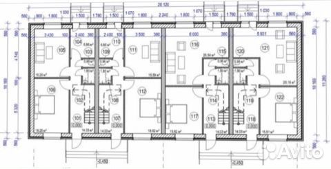 Таунхаус 120 м² на участке 1.5 сот.