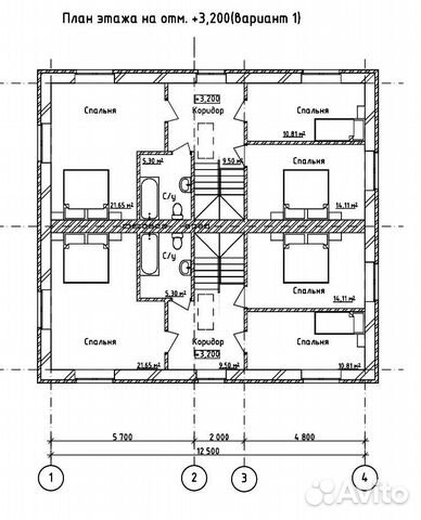 Таунхаус 125 м² на участке 4 сот.