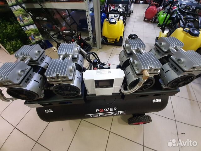 Компрессор Power Technic ACL 640/100 бесшумный