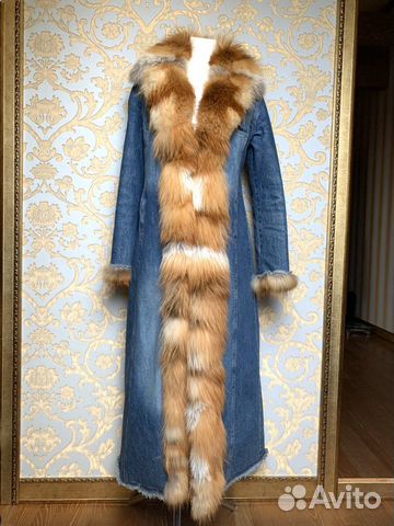 Джинсовое пальто Ermanno Scervino Джинсовое пальто Ermanno Scervino