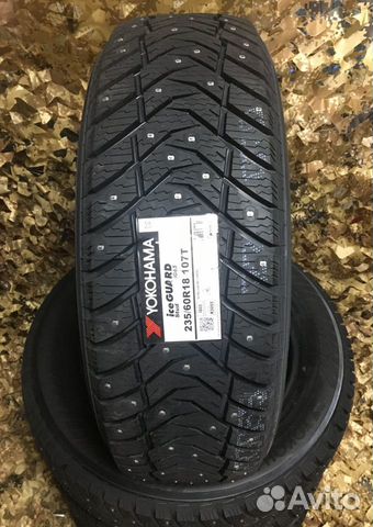 Новые 235/60 R18 Yokohama Ice Guard 65 шипы