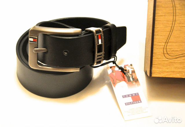 Мужской ремень / Tommy Hilfiger / новый (черный)