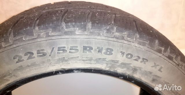 4 б/у нешипованных зимних шины 225/55 R18 Nokian 4 б/у нешипованных зимних шины 225/55 R18 Nokian