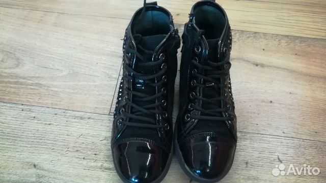 Кеды замшевые 34 р