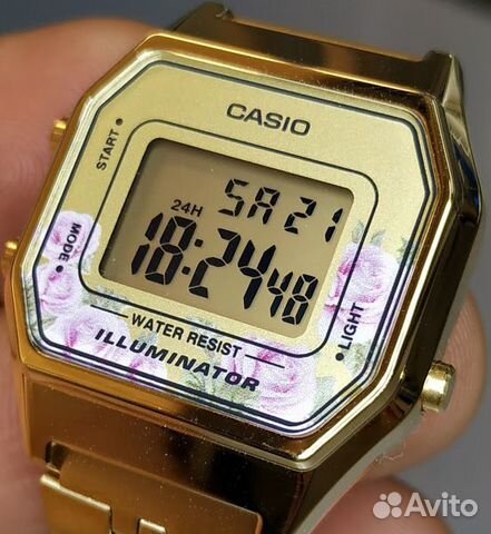 Часы наручные casio LA-680WGA-4C Часы наручные casio LA-680WGA-4C