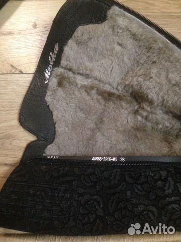 Сапоги новые натуральная замша с лазерной обработк