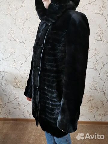 Шуба мутон норка Шуба мутон норка