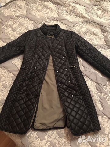 Куртка Zara стёганная удлиненная Куртка Zara стёганная удлиненная