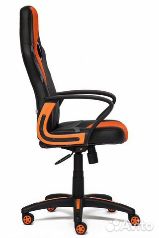 Компьютерное кресло Runner игровое черный оранж Компьютерное кресло Runner игровое черный оранж