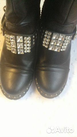 Ботинки черные демисезон