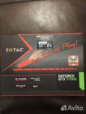Zotac GeForce GTX Titan 6Gb Zotac GeForce GTX Titan 6Gb