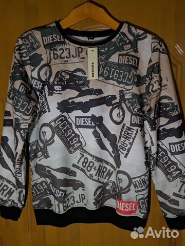 Толстовка Diesel (новая). Хлопок Толстовка Diesel (новая). Хлопок