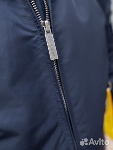 Лётная куртка с капюшоном MA-1 hood rep blue - син Лётная куртка с капюшоном MA-1 hood rep blue - син