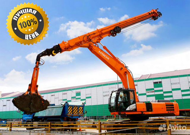 Аренда грейферного экскаватора
