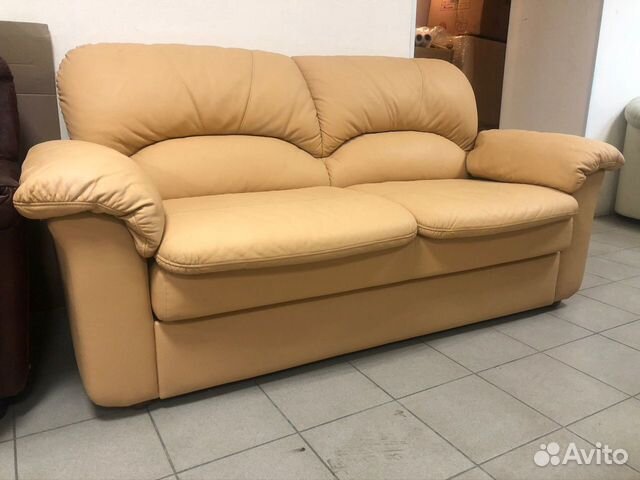 Кожаный диван кровать Mobel&Zeit, в идеале