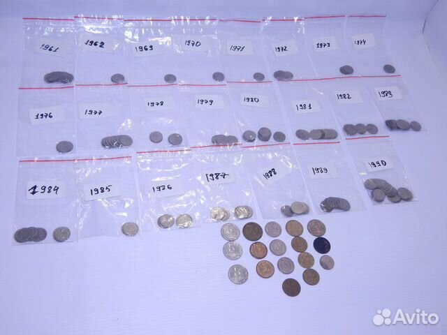 Коллекция монет 10 копеек СССР(цена за все)