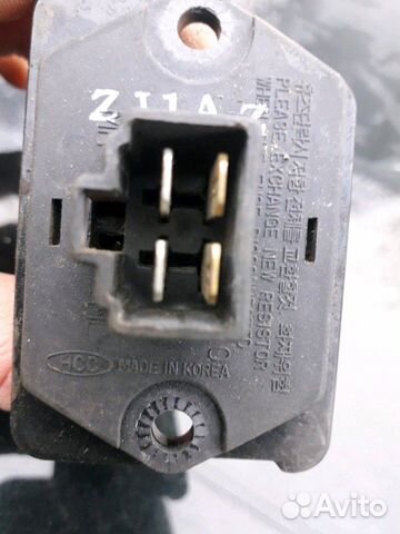 Резистор реостат печки отопителя Hyundai Accent