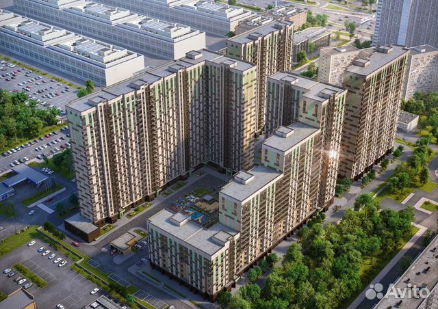 2-к квартира, 57.7 м², 2/22 эт. 2-к квартира, 57.7 м², 2/22 эт.